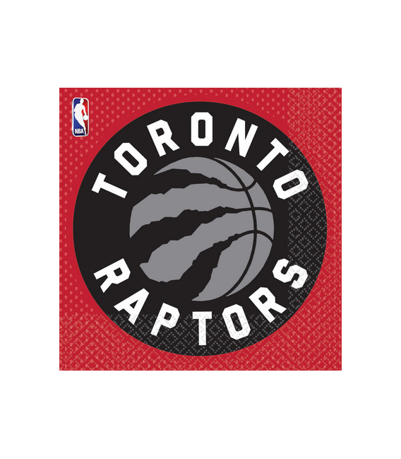 Tovagliolo 33 x 33 cm NBA Toronto Raptos 3 confezioni