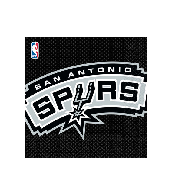 Tovagliolo 33 x 33 cm NBA San Antonio Spurs 3 confezioni