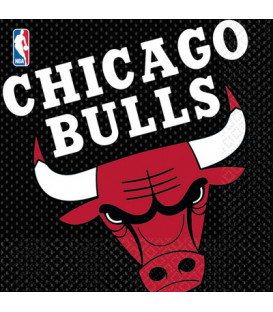 Tovagliolo 33 x 33 cm NBA Chicago Bulls 3 confezioni