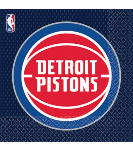 Tovagliolo 33 x 33 cm NBA Detroit Pistons 3 confezioni