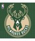 Tovagliolo 33 x 33 cm NBA Milwaukee Bucks 3 confezioni