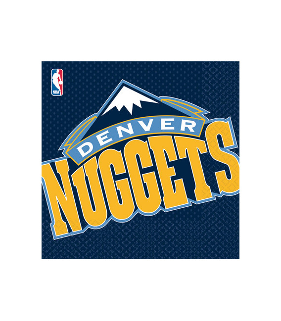 Tovagliolo 33 x 33 cm NBA Denver Nuggets 3 confezioni