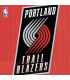 Tovagliolo 33 x 33 cm NBA Trail Blazers 3 confezioni