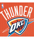 Tovagliolo 33 x 33 cm NBA City Thunder 3 confezioni