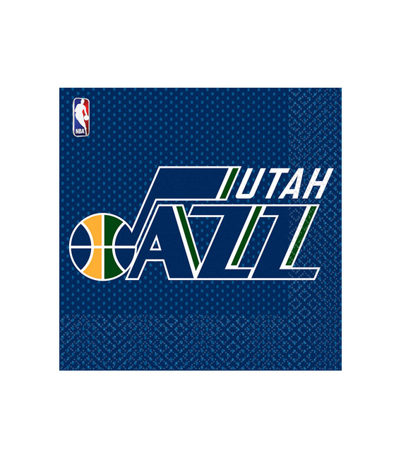 Tovagliolo 33 x 33 cm NBA Utah Jazz 3 confezioni