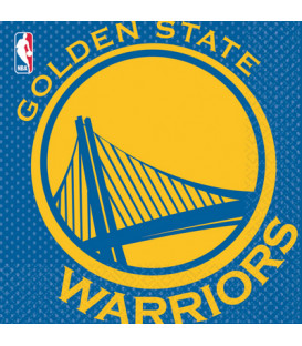Tovagliolo 33 x 33 cm NBA Golden State Warriors 3 confezioni