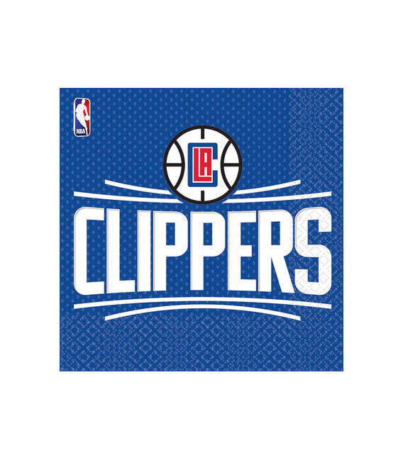 Tovagliolo 33 x 33 cm NBA L.A. Clippers 3 confezioni