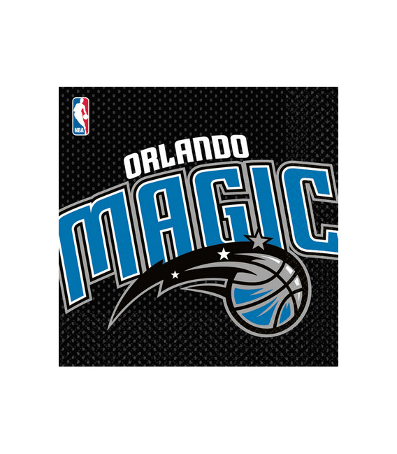 Tovagliolo 33 x 33 cm NBA Orlando Magic 3 confezioni