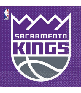 Tovagliolo 33 x 33 cm NBA Sacramento Kings 3 confezioni