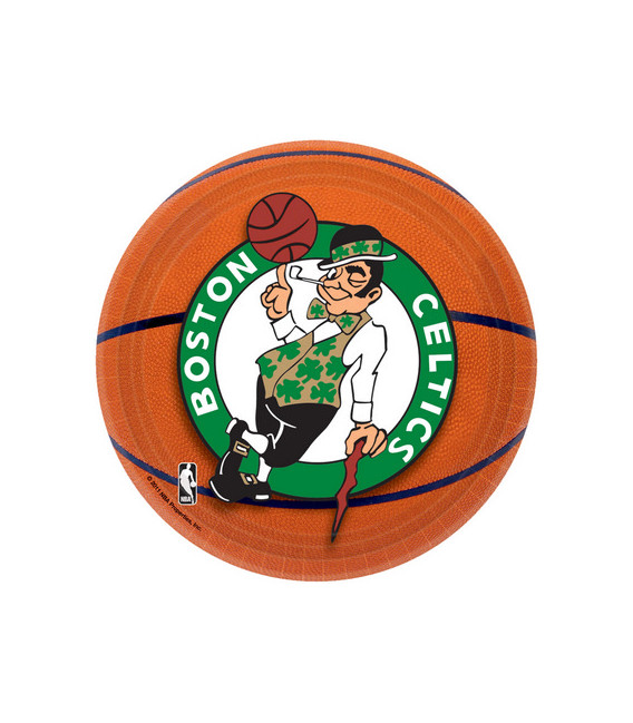 Piatto 18 cm NBA Boston Celtics 8 pz