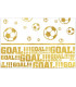 Tovaglia plastica 120 x 180 cm Calcio Football Gold 1 pz