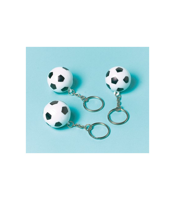 Portachiavi pallone da calcio 12 pz