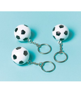 Portachiavi pallone da calcio 12 pz