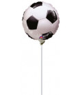 Pallone foil Minishape 9" - 23 cm Calcio Soccer - SI GONFIA AD ARIA