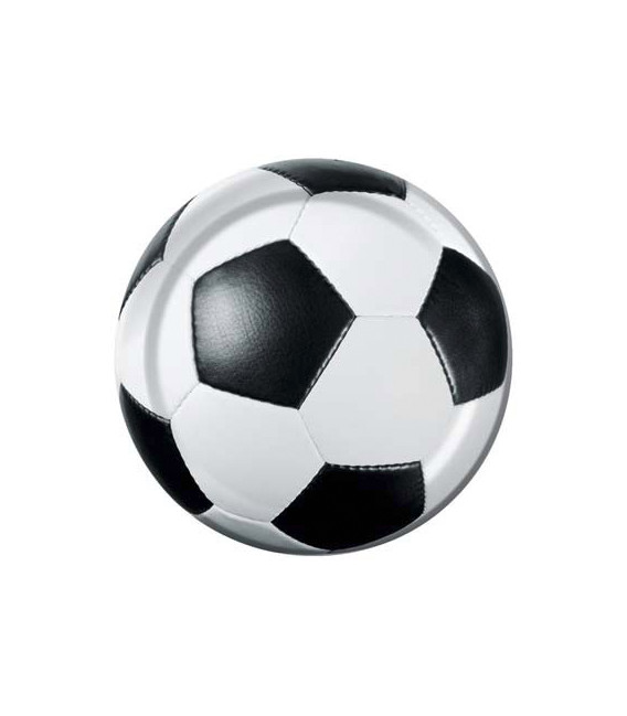 Piatto 18 cm Calcio Fanatic Soccer 8 pz