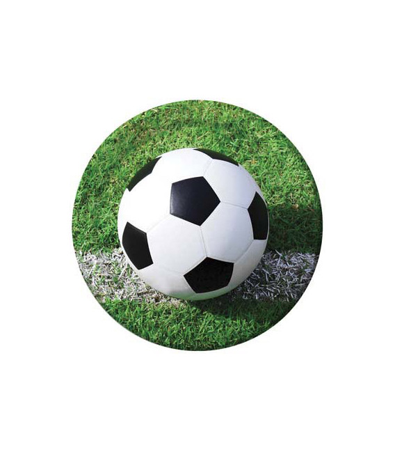 Piatto 23 cm Calcio Fanatic Soccer 8 pz