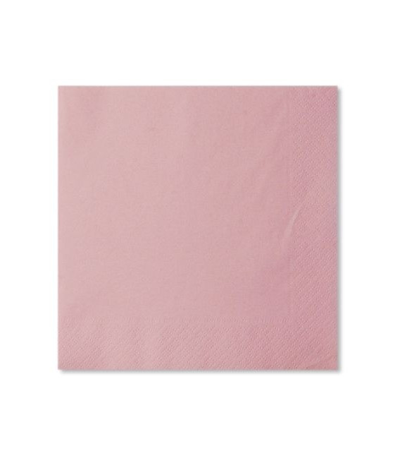 Tovaglioli Rosa Quarzo 33 x 33 cm 3 confezioni