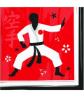 Tovagliolo 25 x 25 cm Karate 3 confezioni