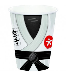 Bicchiere carta 266 ml Karate 8 pz