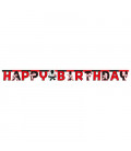 Festone Happy Birthday 305 x 18 cm Karate 1 pz