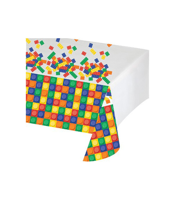 Tovaglia plastica 137 x 260 cm Block Party 1 pz