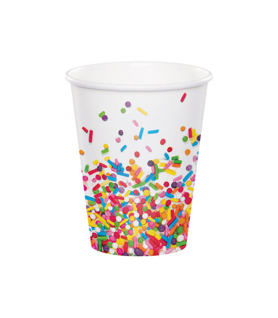 Bicchiere carta 266 ml Codette - Sprinkles 8 pz