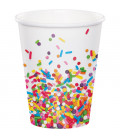 Bicchiere carta 266 ml Codette - Sprinkles 8 pz