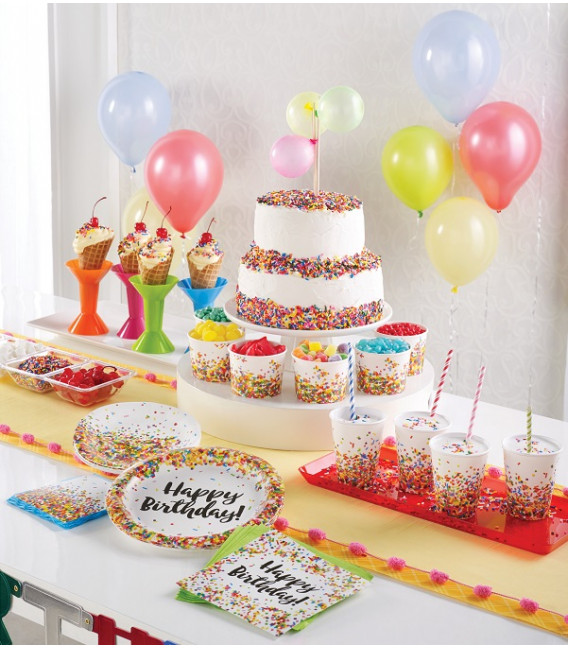 Tovaglia plastica 137 x 259 cm Codette - Sprinkles 1 pz