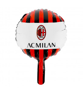 Pallone foil CON VALVOLA 9" - 23 cm Milan - SI GONFIA AD ARIA 1 pz