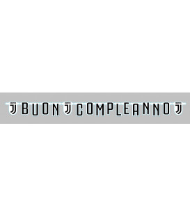 Festone Buon Compleanno XL 215 cm x 15 cm Juventus 1 pz