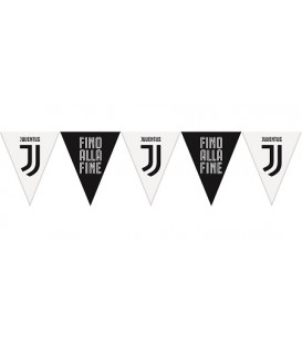 Festone Bandierine Triangolari 365 cm Juventus 1 pz