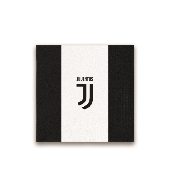 Tovagliolo 33 x 33 cm Juventus 3 confezioni