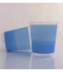 Bicchieri di Plastica PPL Bicolore Turchese - Blu Cobalto 250 cc 3 confezioni