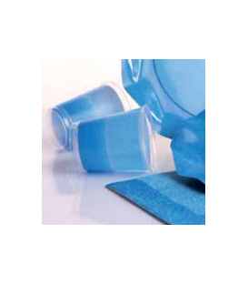 Bicchieri di Plastica PPL Bicolore Turchese - Blu Cobalto 250 cc 3 confezioni