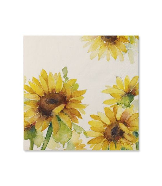 Tovaglioli Sunflower 33 x 33 cm 20 Pz