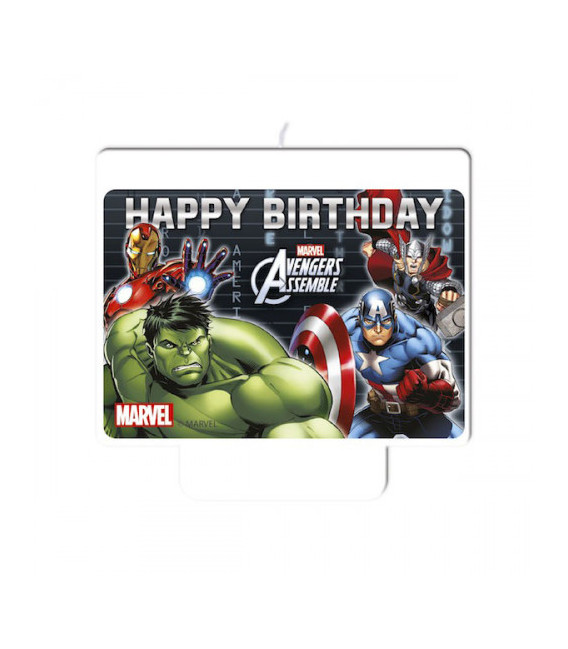 Candelina Avengers 9 x 8 cm 1 Pz