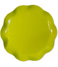 Vassoio Tondo 30 cm Verde Lime 1 Pz