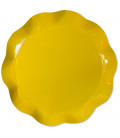 Vassoio Tondo 30 cm Giallo 1 Pz