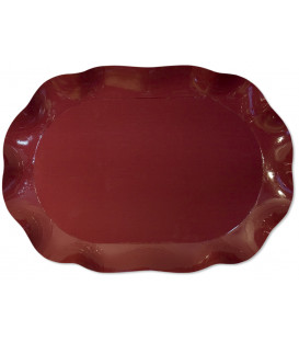 Vassoio Rettangolare Bordeaux 46 x 31 cm 1 Pz