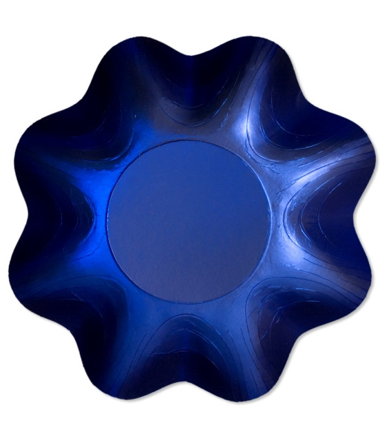 Zuppiera Grande Tonda Blu Satinato 35 cm 1 Pz