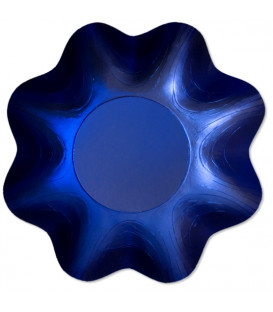 Zuppiera Grande Tonda Blu Satinato 35 cm 1 Pz