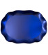 Vassoio Rettangolare Blu Satinato 46 x 31 cm 1 Pz