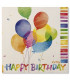 Tovaglioli Happy Birthday 33 x 33 cm 3 confezioni