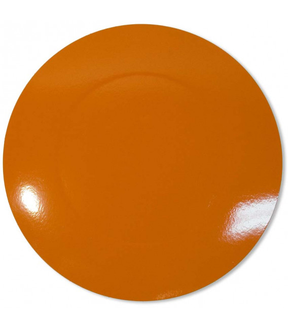 Sottopiatto Piano Arancione 34 cm 4 Pz