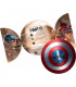 Inviti AVENGERS CIVIL WAR 14 x 8,5 cm 6 Biglietti 6 Buste