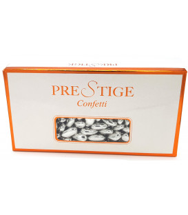 Scatola Confetti Prestige mandorla Argento 1Kg