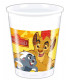 Bicchieri di Plastica 200 ml Il Re Leone Disney