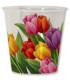 Bicchieri di Plastica Tulipani Colorati 300 cc