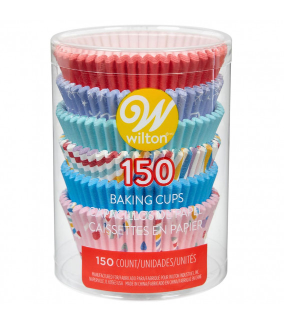 Cupcake Pirottini Holiday Mix 150 Pz Wilton