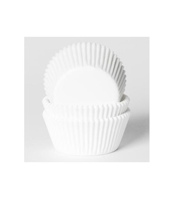 Cupcake Pirottini Bianco 500 Pz House of Marie